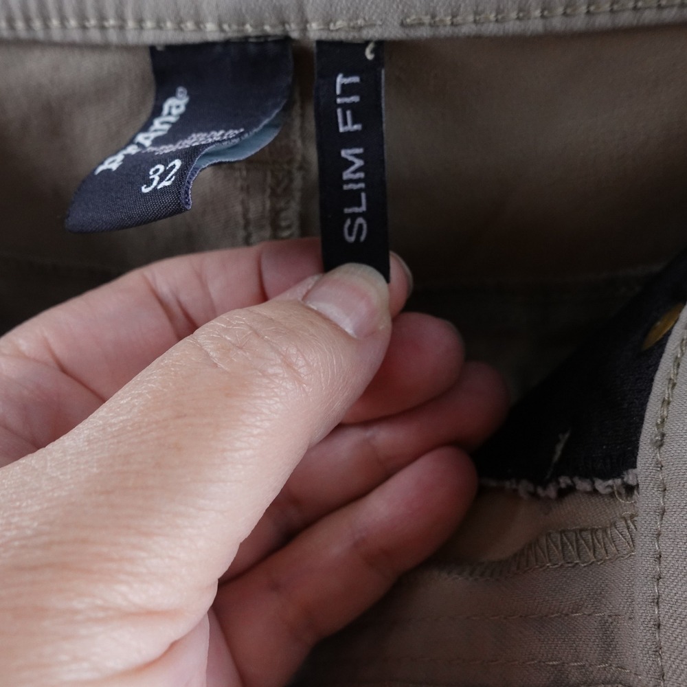 Prana Zion Slim Fit Pants Mens 32x34 Khaki Tan Hiking Climbing Outdoor Trousers - Picture 4 of 10